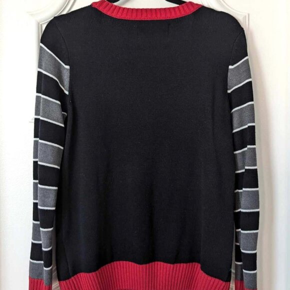 Ugly Christmas Sweater - Kitten Wrapped In String Lights in Size Medium - Picture 3 of 11